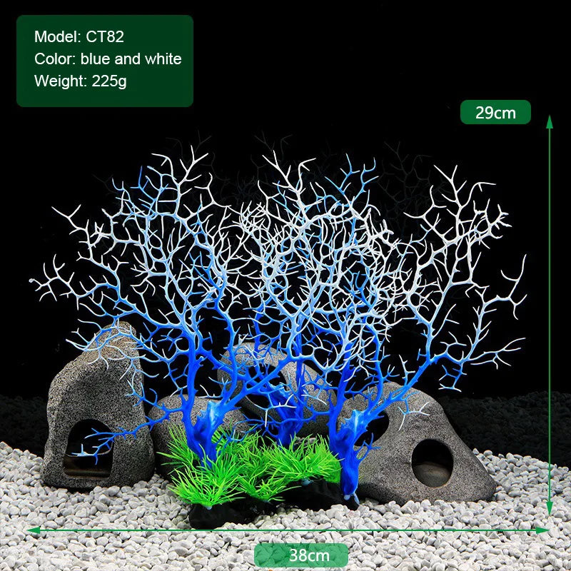 New Simulation Coral Aquarium Landscape Decorations Willow Iron