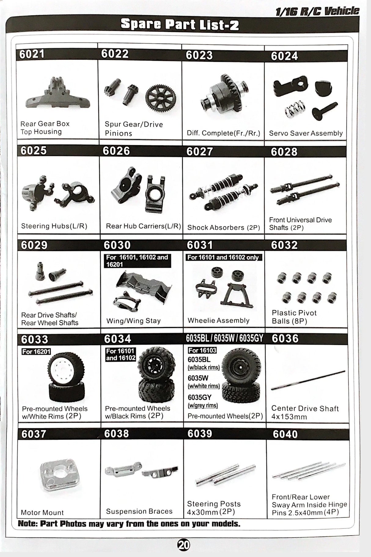 High Speed RC Off-road Vehicle Parts Suitable S140