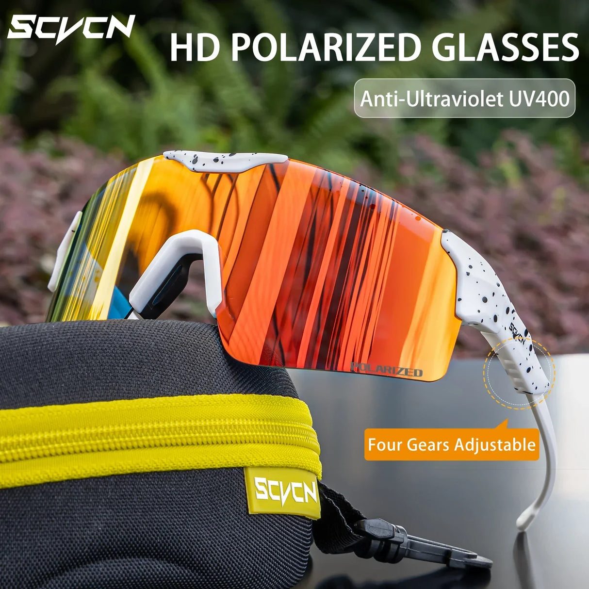 SCVCN New bicycle Photochromic Cycling Sunglasses Sports Running
