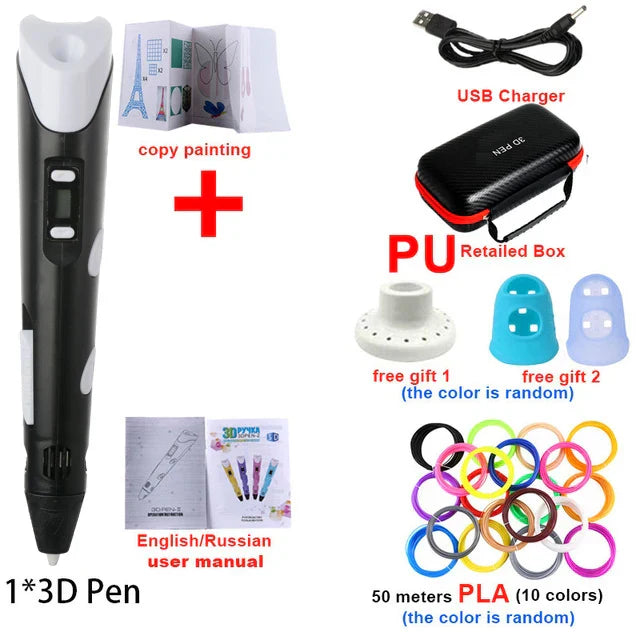 Creative 3D Printing Pen Set for Kids with