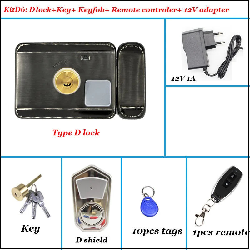 Intelligent Door Lock Video Intercom Compatible Electric Lock