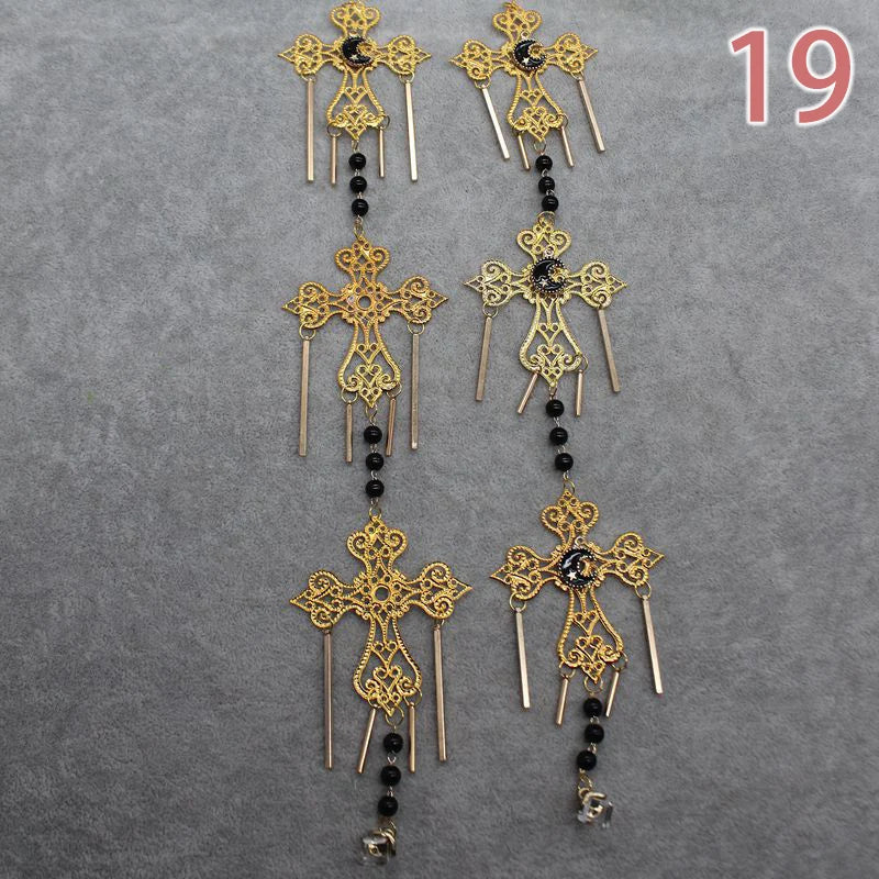 Baroque Headband DIY Material Gothic Lolita Crown Headband
