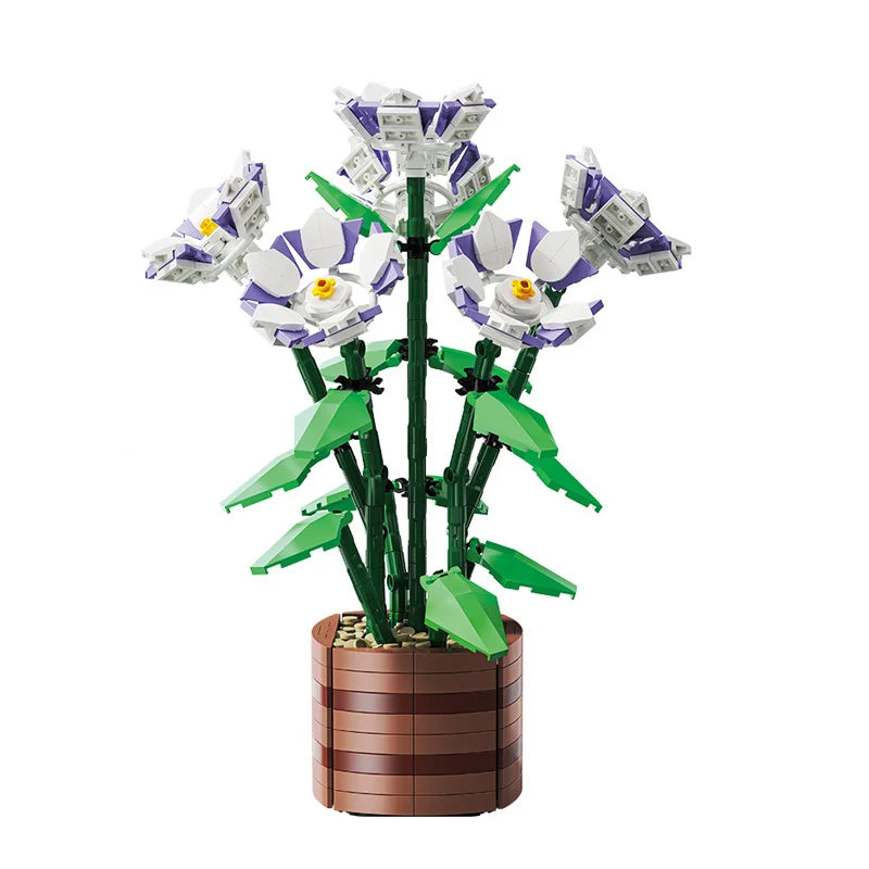City Creativity Bouquet Flower Cymbidium Faberi Bonsai Potted