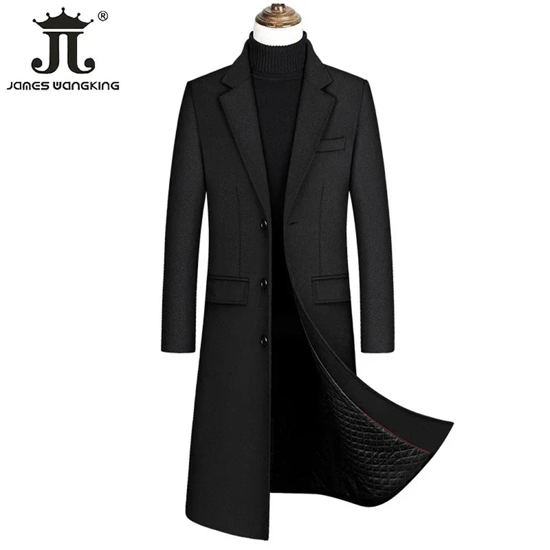 2024 Autumn and Winter Boutique Woolen Black Gray