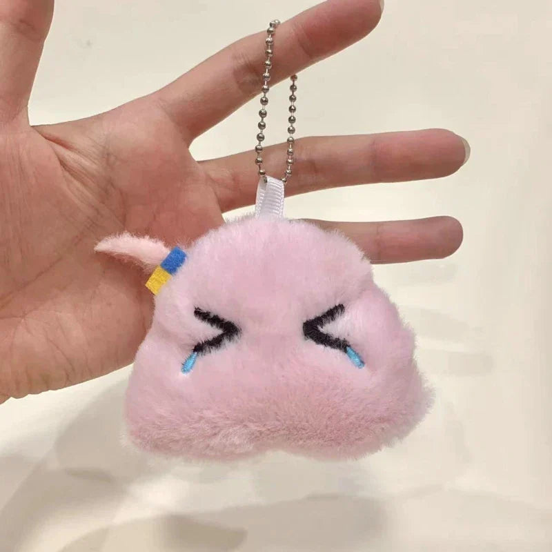 Cute Stars Plush Toy Doll Keychain Funny Squeak