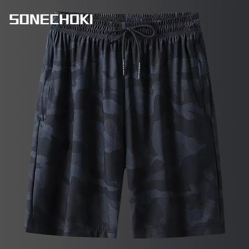 Plus Size Running Shorts Men Camouflage Basketball Sport