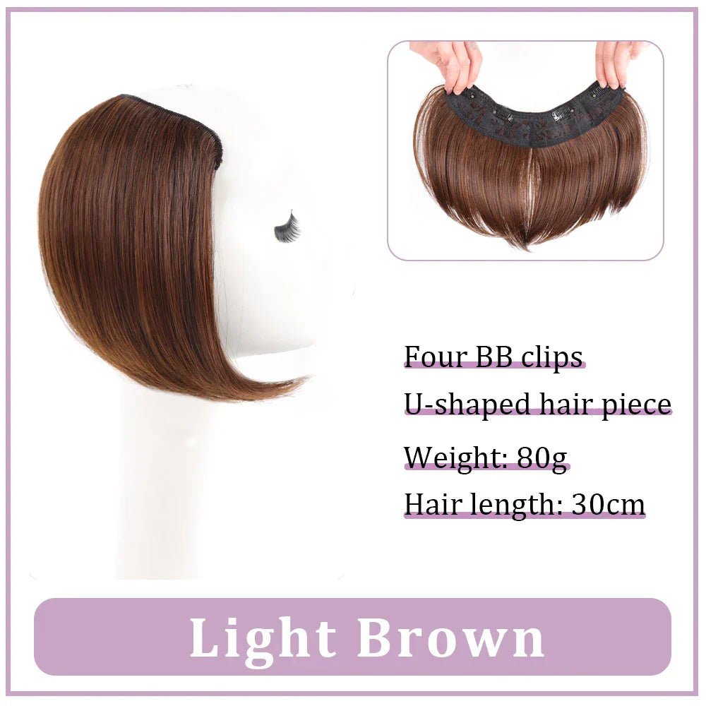 WEILAI Women's V-Shaped Long Hair Extension Synthetic Wig