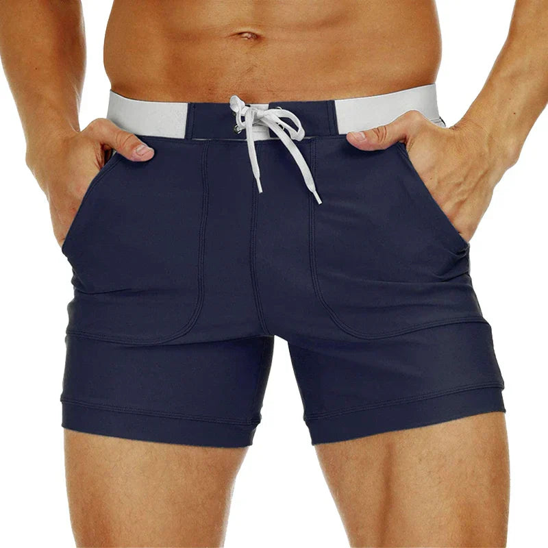MAGCOMSEN Men's Swimwear Shorts Summer Quick Dry Swimming