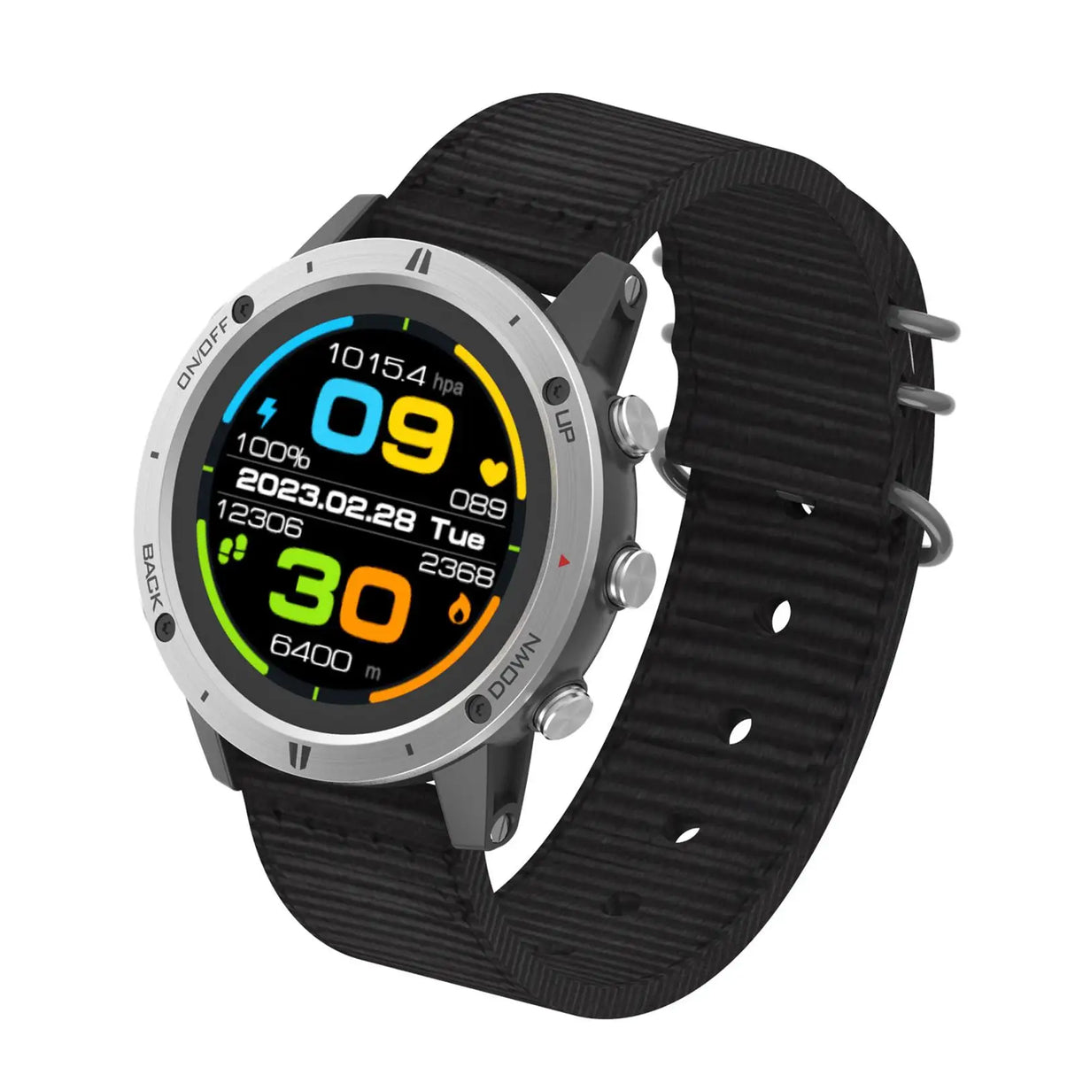 1.28 Inch Outdoor GPS Sports Watch Waterproof Fitness