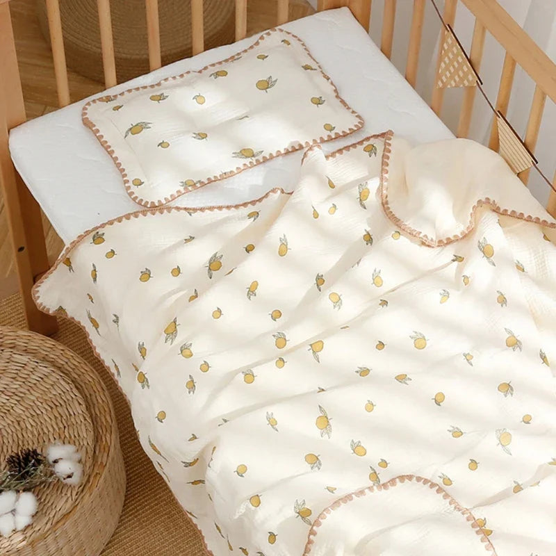 3D Minky Dot Baby Blanket Newborn Cotton Gauze