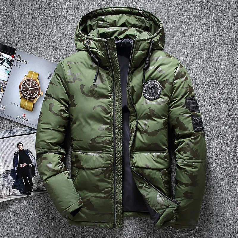 20 Degree Winter White Duck Down Jacket Men