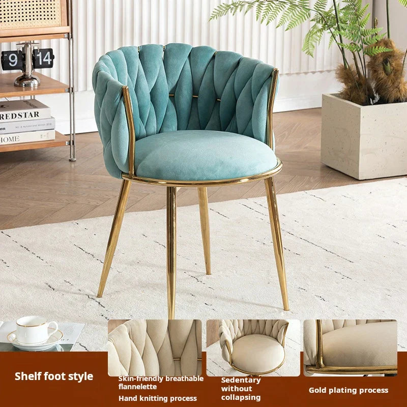 Living room velvet Armchair Fashion Design coffee chair