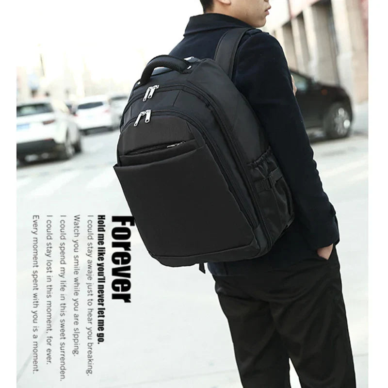 Pulley Luggage Backpack Solid Oxford Cloth Boarding Travel