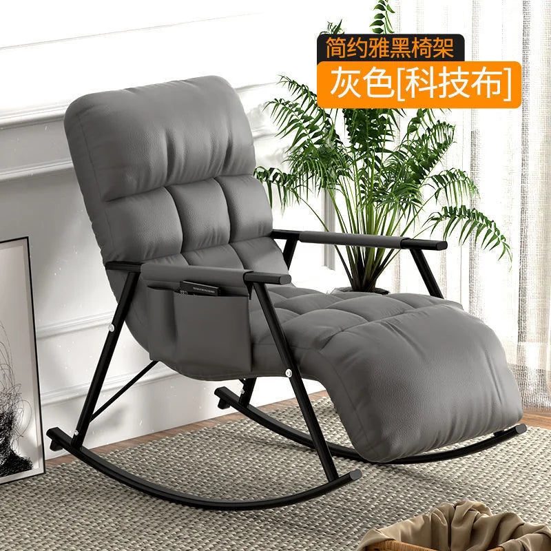 Recliner Nordic Lazy Sofas Rocking Chairs Living Room