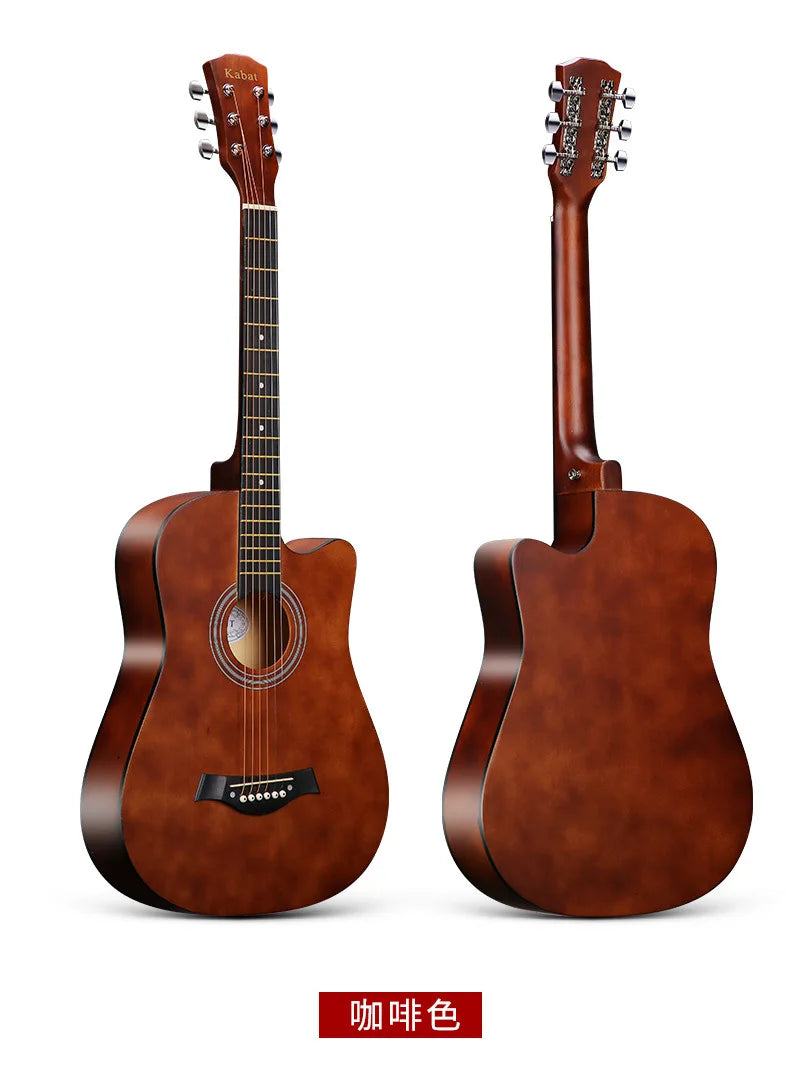 VZb 38-inch folk acoustic guitar beginners practice guitar