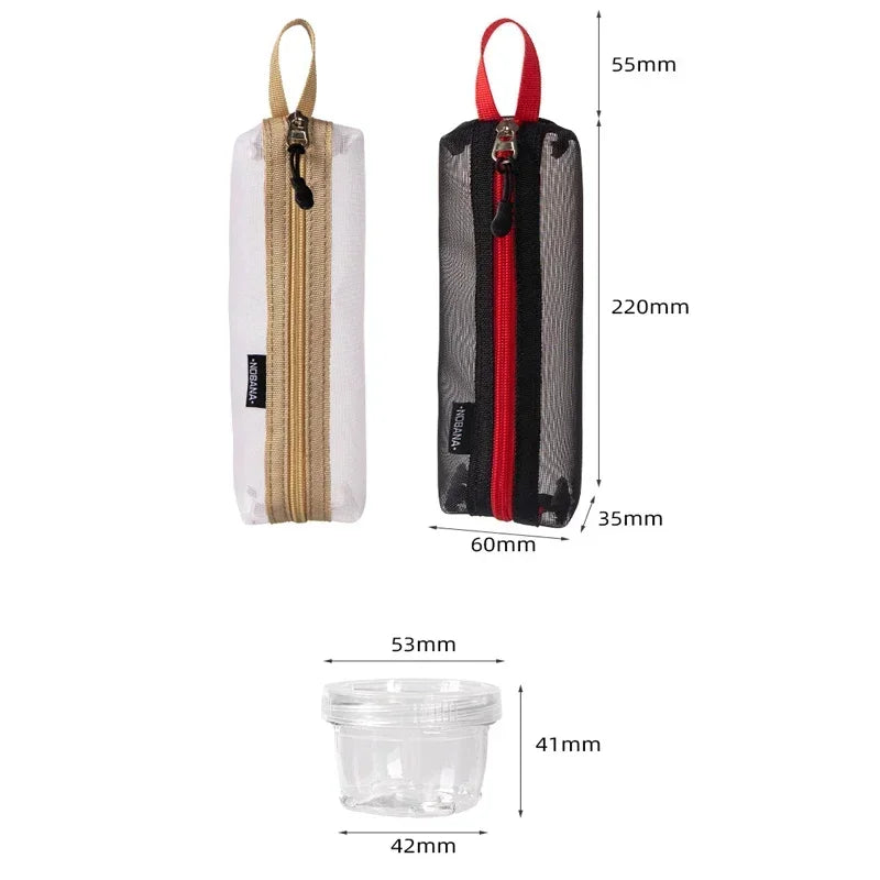 Portable Travel Camping Spice Kit Spice Container Bag
