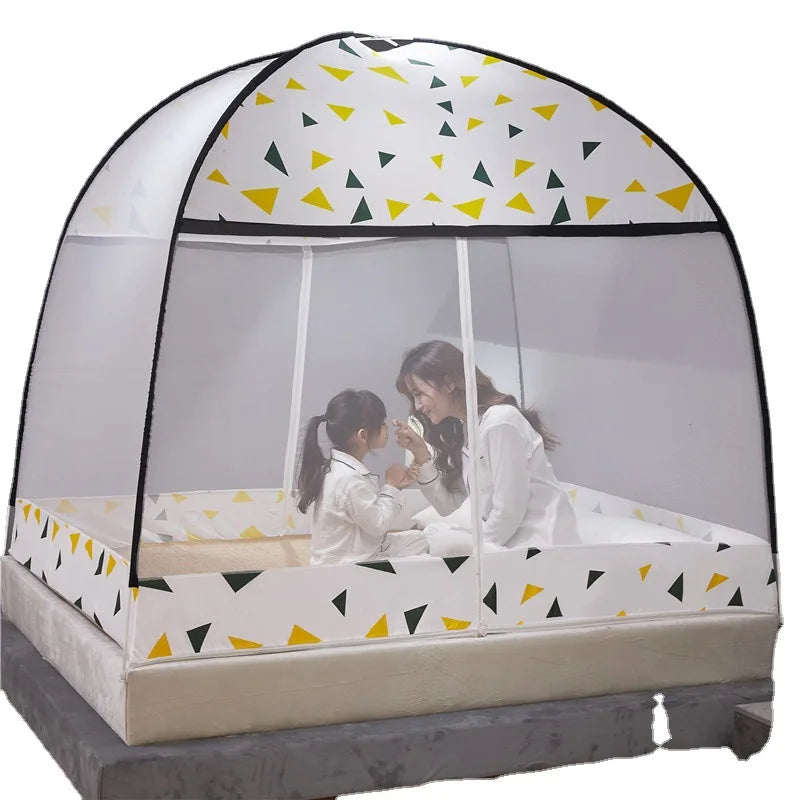Installation Free Yurt Mosquito Net Household Densified Single