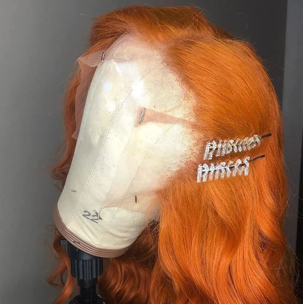 Ginger Orange 13x6 HD Lace Front Wigs Human