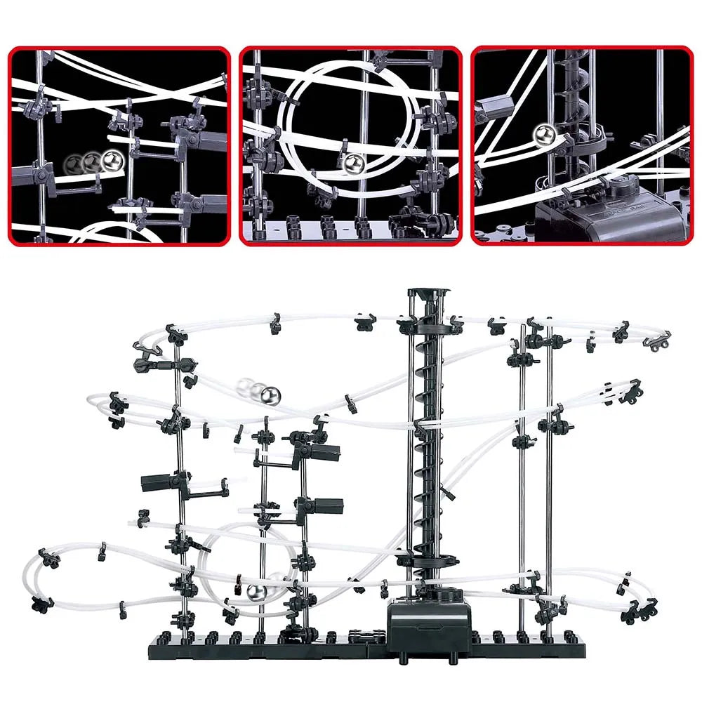 193PCS Roller Coaster Runway Maze Circuit Ball Track