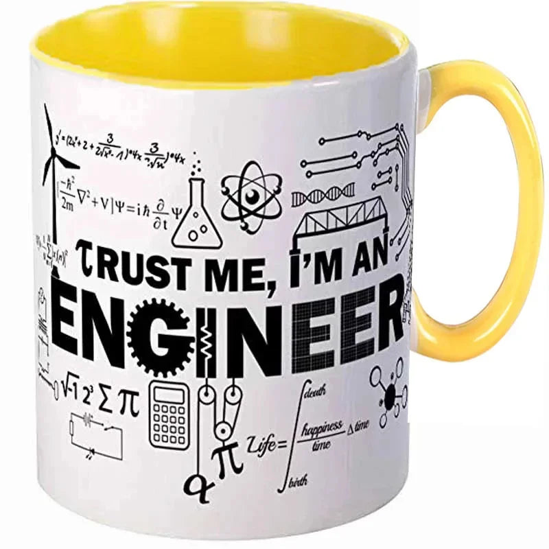 Engineer Cups Mechanic Coffee Mugs Scientific Technical Office
