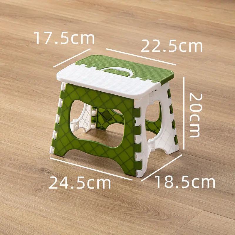 Thickened Plastic Folding Furniture Stool Portable Mini Outdoor