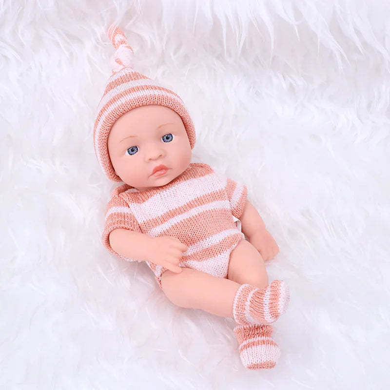 20CM Reborn Baby Doll Toddler Real Soft Touch