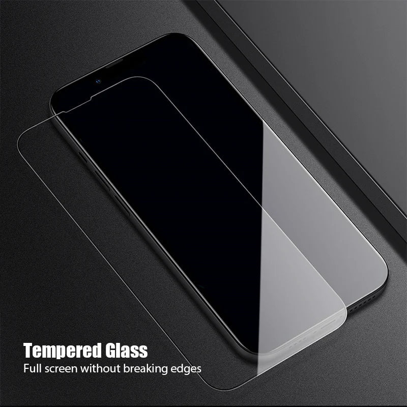 5PCS Protective Glass For iPhone 14 13 12