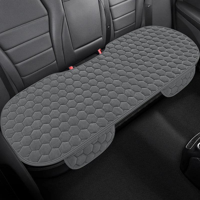 Winter short plush car single piece seat cushion