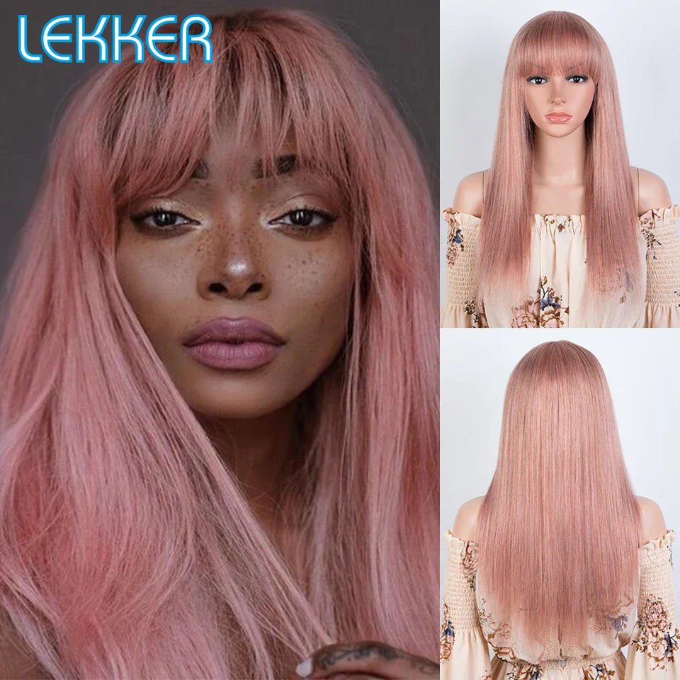 Lekker Wear to go Rose Pink Bone Straight