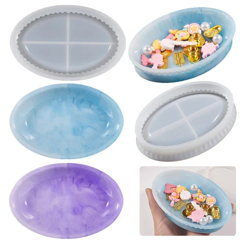 Petal Plate Dish Casting Silicone Mould Crystal Epoxy