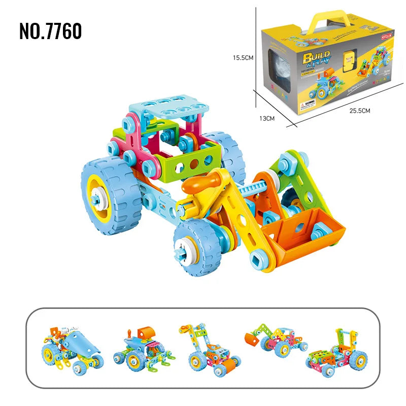 Soft Nut Assembly Building Block Integrated Inertia STEM