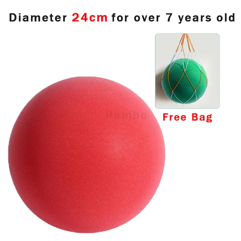 Bouncing Mute Ball Indoor Silent Basketball 24cm Foam