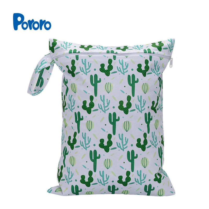 30*40cm Zippered Nappy Wetbags Waterproof Wet Dry Bag