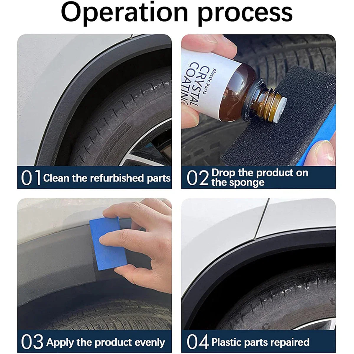 Car Plastic Coating Agent High Protection Plastic Parts