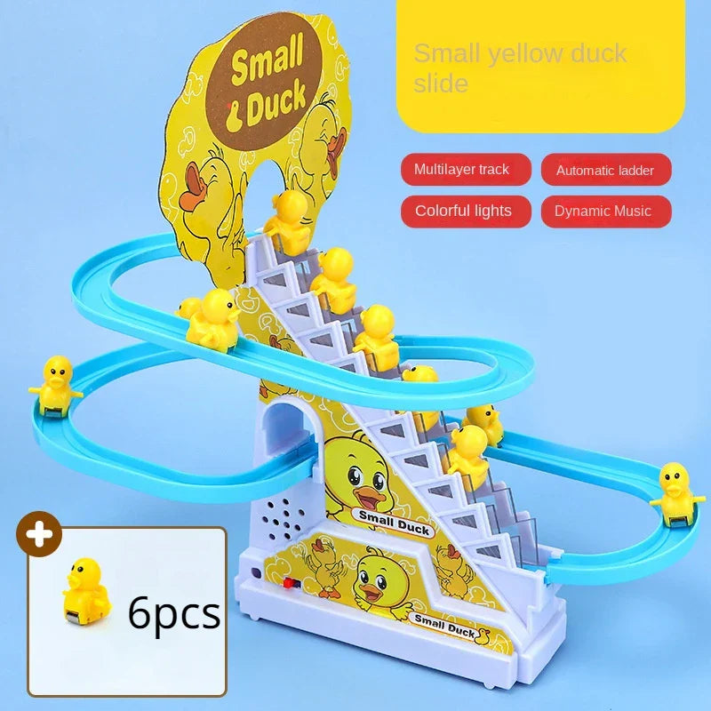 New Santa Claus Climbing Stairs Early Education Electric