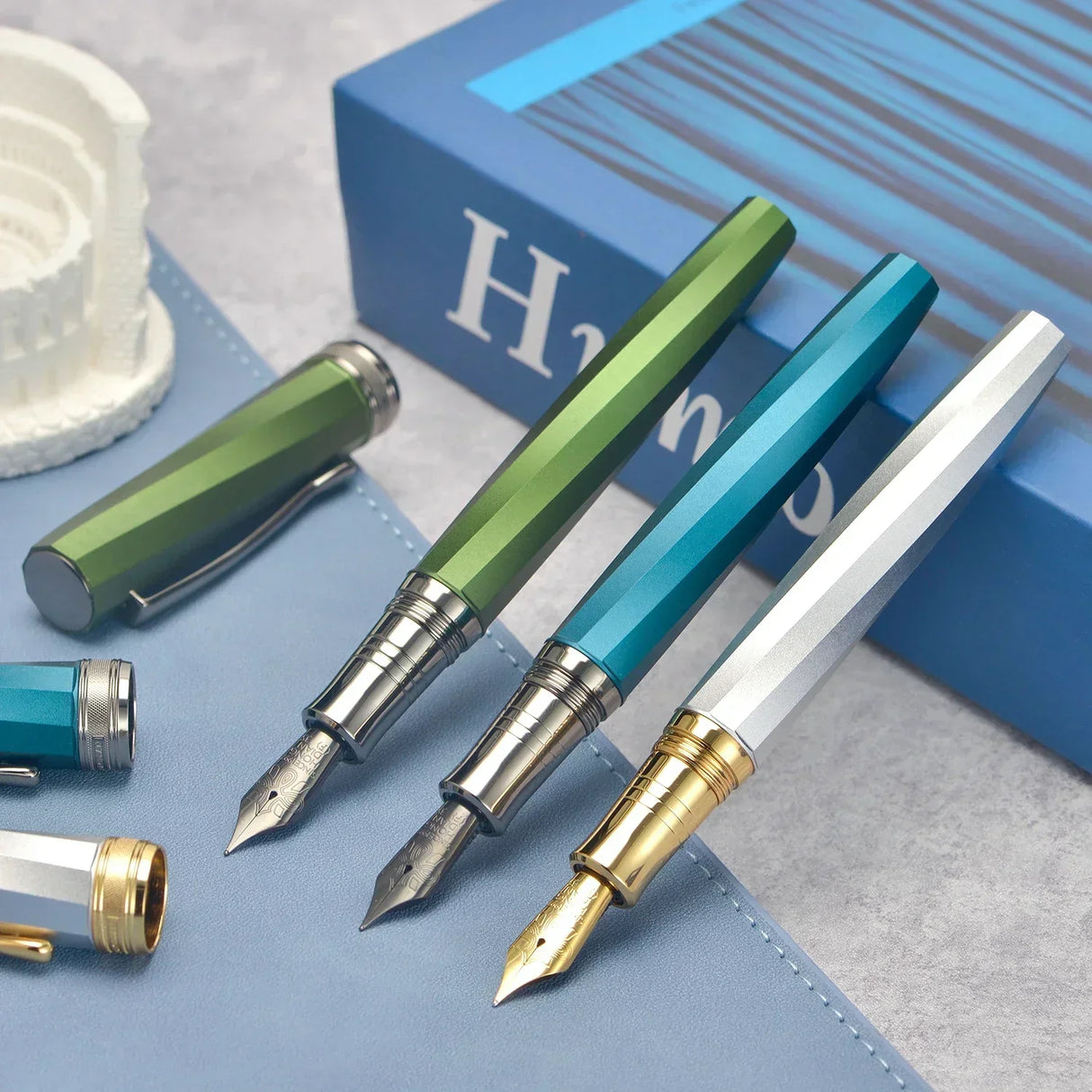 Hongdian N11 Fountain Pen EF/F Nib with Converter,