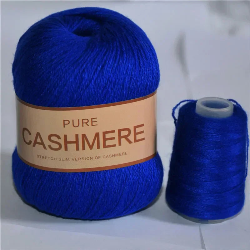 Pure Natural Mongolian Cashmere Yarn Crochet Lana para