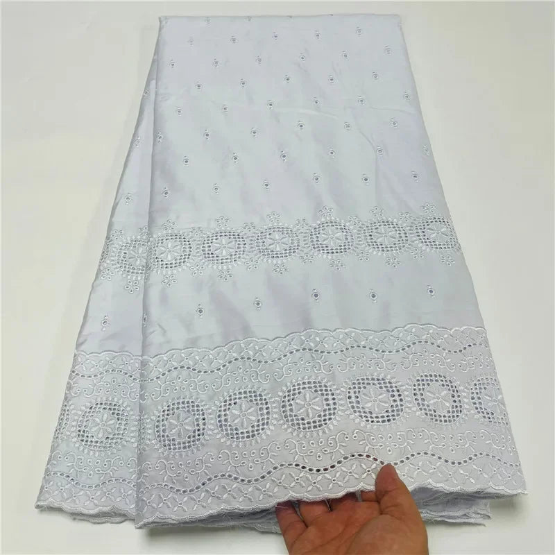 High Quality Swiss Voile Lace In Switzerland 100%