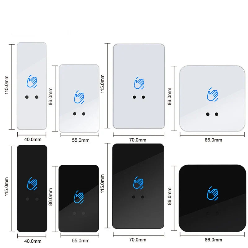 5pcs Touchless Exit Button Door Access Control Release
