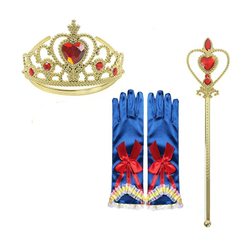 Girls Princess Snow White Accessory Party Tiara Crown