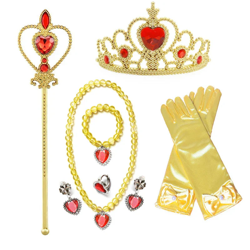 Girls Princess Snow White Accessory Party Tiara Crown