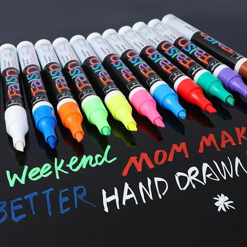 Chalk Marker Pen Erase Markers 5mm Tip Reversible