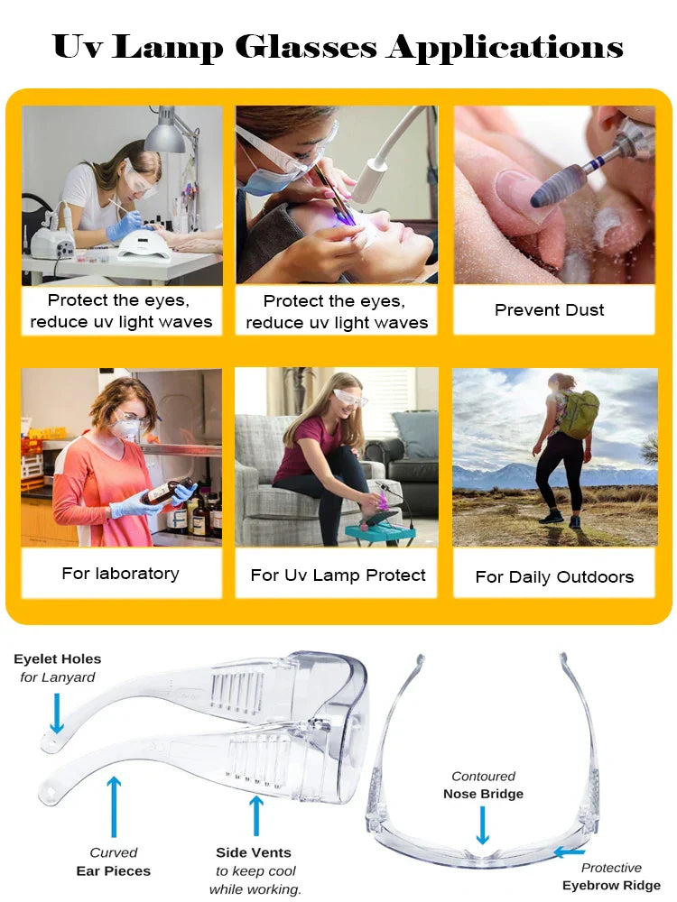 UV Lamp for Eyelash Extensions Kit UV Glue