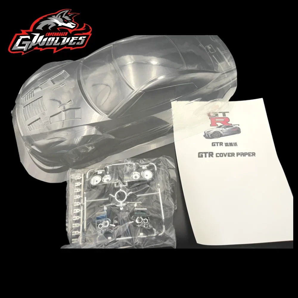 1/10 GTR R35 PVC Transparent clean no painted