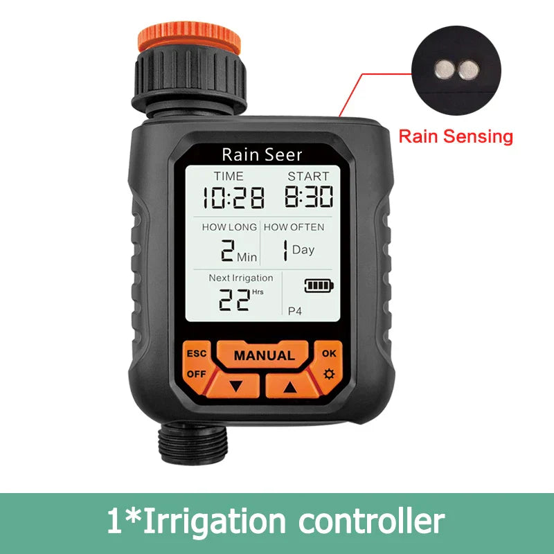 Rain Seer Large LCD Display Water Timer Waterproof