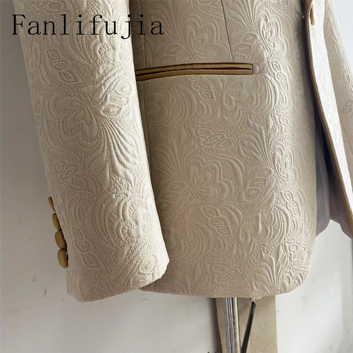 Fanlifujia Mens Wedding Suits 2023 Italian Design Custom