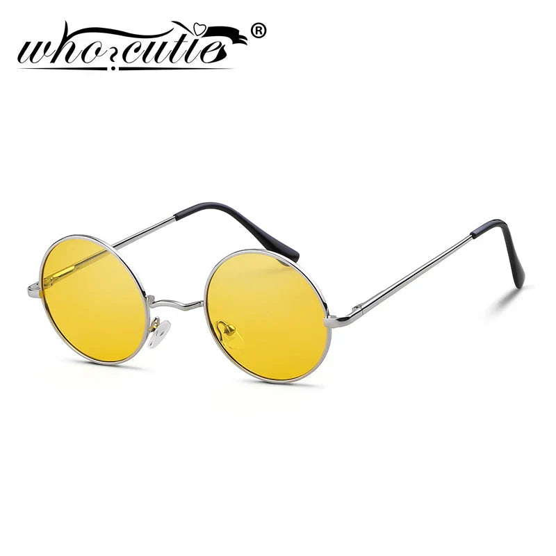 Round Sunglasses Men Polarized UV400 High Quality Brand