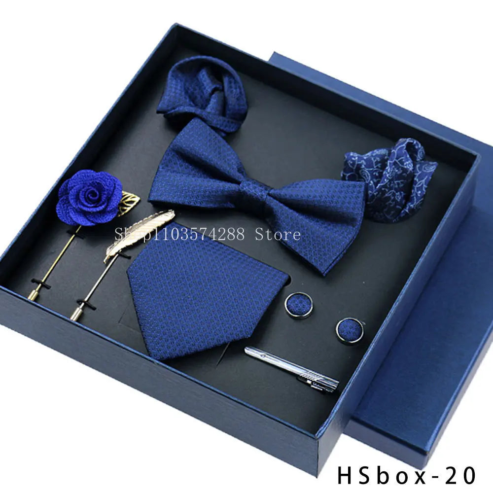 Luxury High Grade Mens Tie Set Nice Gift