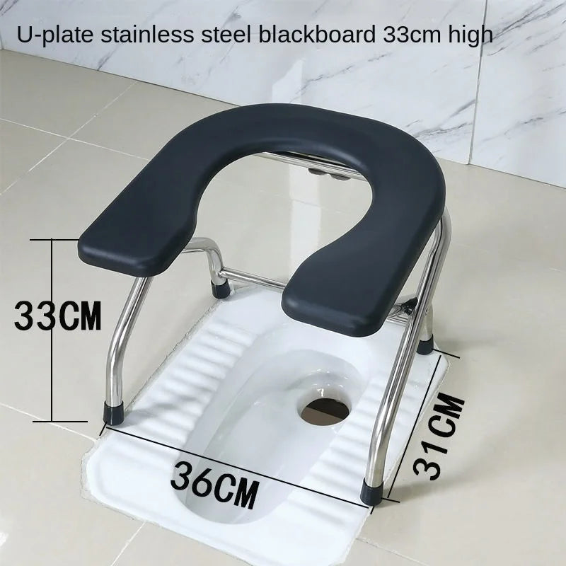 Pregnant Women Elderly Toilet Stool U Design Bathroom