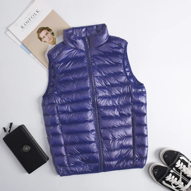 Winter Men Duck Down Vest Plus Size Coat